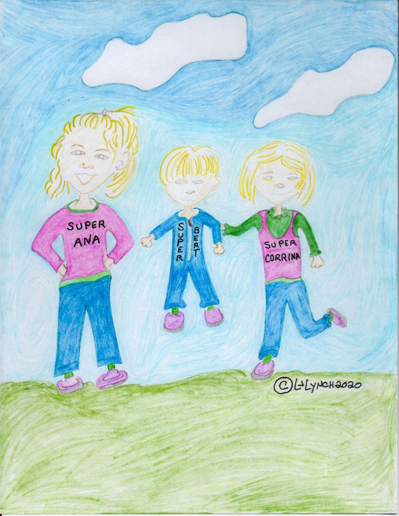 The SuperHeros flip into their Superhero costumes