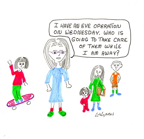 Who  Will Take Care Of Them snootscartoons LJ Lynch